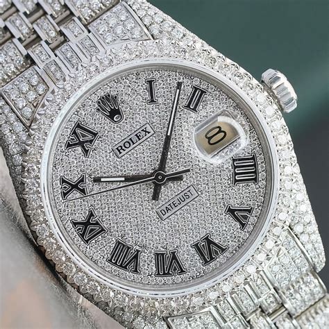 do rolex use real diamonds|rolex 36mm datejust with diamonds.